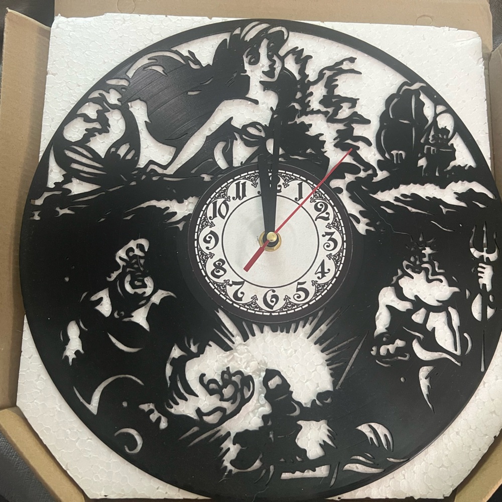 The Little Mermaid clock